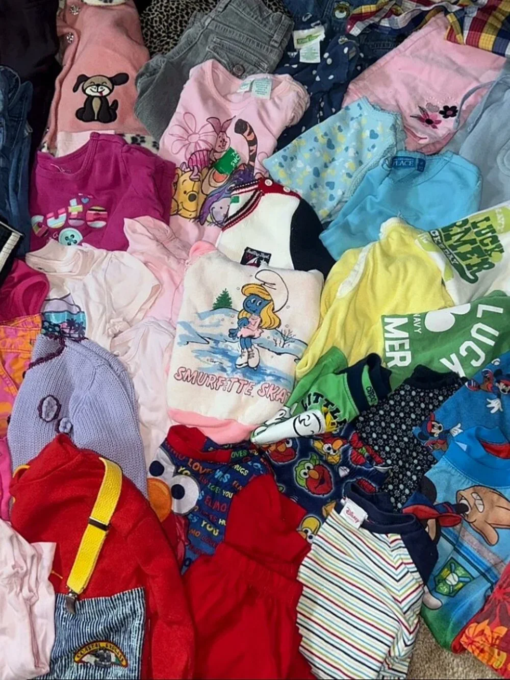 HUGE 59 Piece Kids Clothing Bundle! Sizes 6/12m-6T